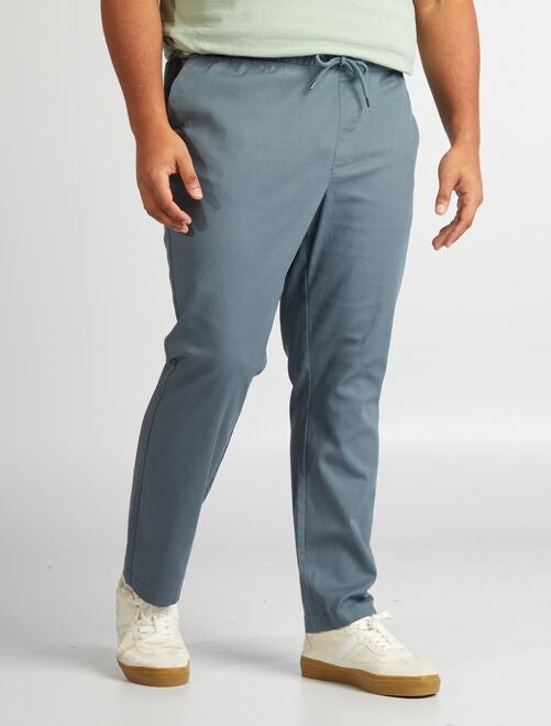 Pantalón chino con cintura elástica - Kiabi