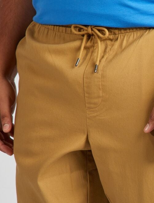 Pantalón chino con cintura elástica - Kiabi