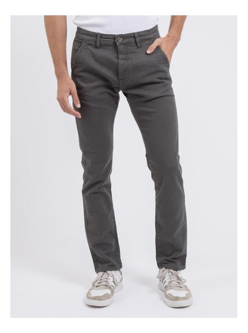 Pantalón chino coupe ajustée VALBACOL - Kiabi Pantalón chino coupe ajustée VALBACOL - Kiabi