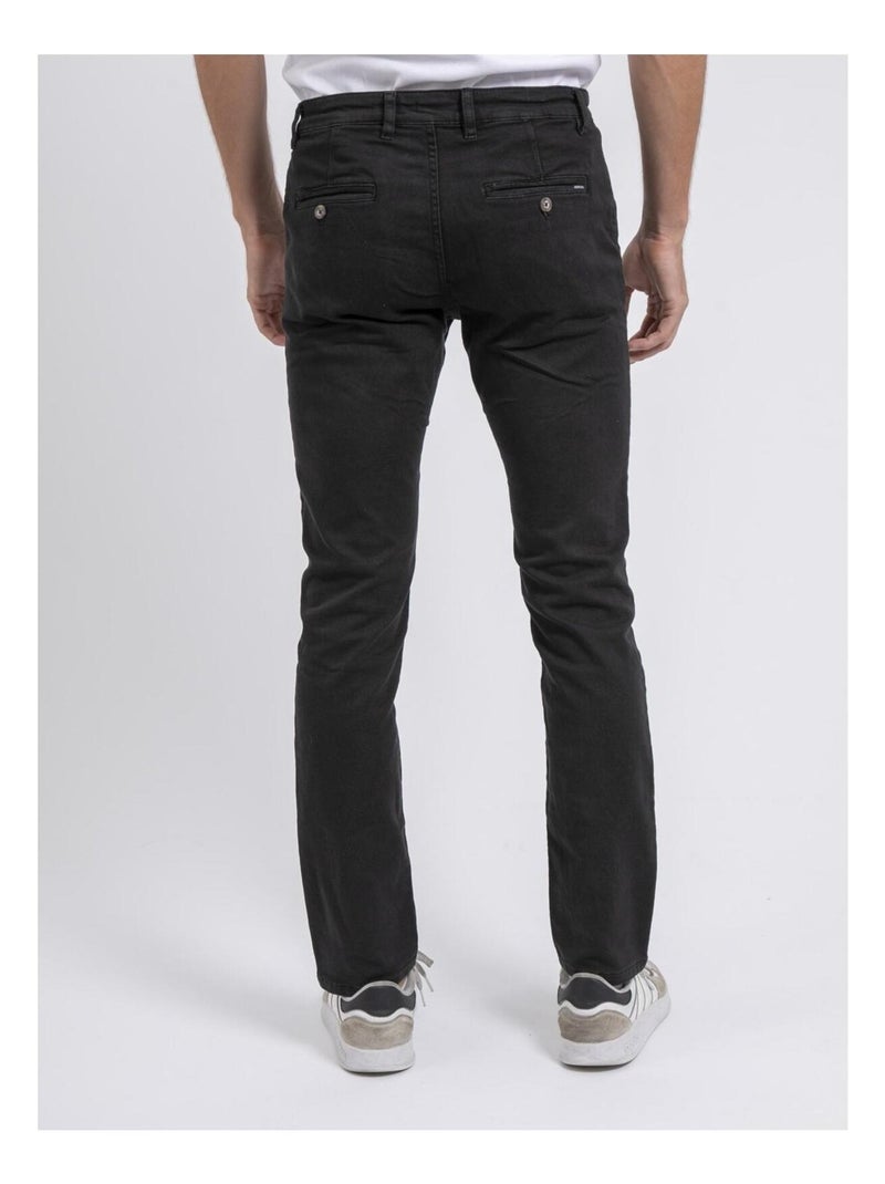 Pantalón chino coupe ajustée VALBACOL Negro - Kiabi