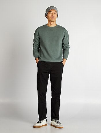 Pantalón chino de algodón elástico L34
