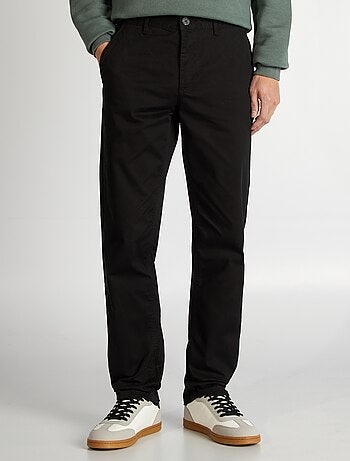 Pantalón chino de algodón elástico L34