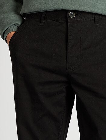 Pantalón chino de algodón elástico L34