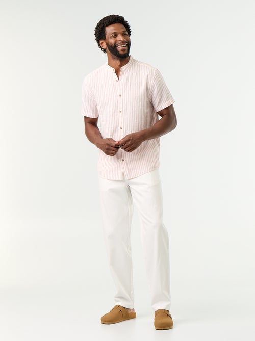 Pantalón chino de dobby - Kiabi