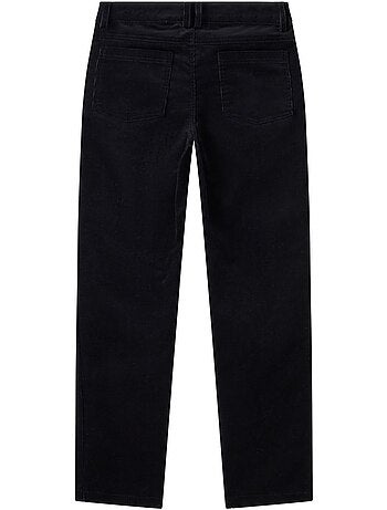 Pantalón chino de invierno para niño | Terciopelo negro | SAINCLAIR