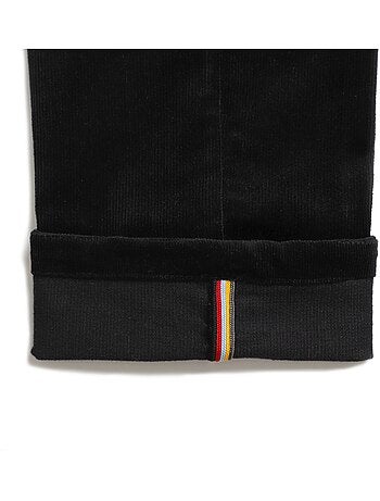 Pantalón chino de invierno para niño | Terciopelo negro | SAINCLAIR