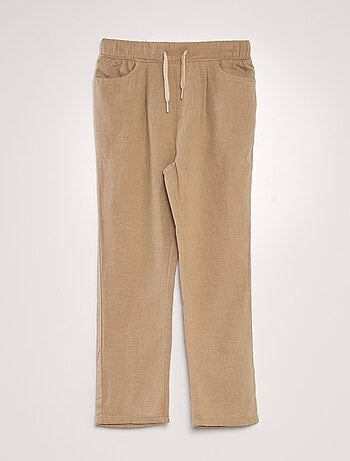 Pantalón chino de lino