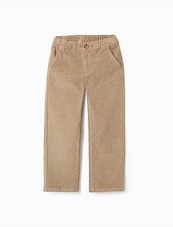 Pantalón chino de pana recto