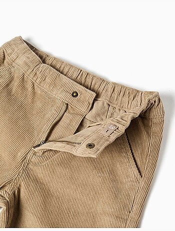 Pantalón chino de pana recto