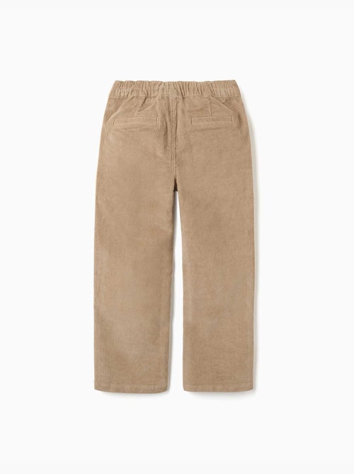 Pantalón chino de pana recto - Kiabi Pantalón chino de pana recto - Kiabi