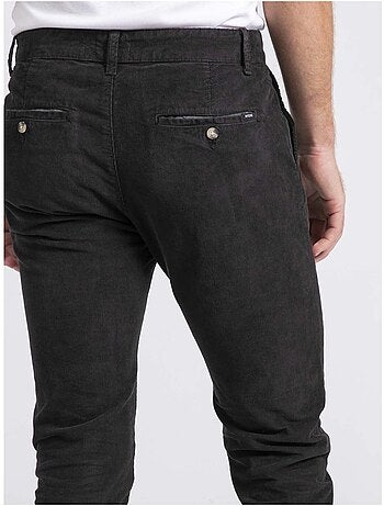 Pantalón chino de puro algodón de terciopelo acanalado VARENNES