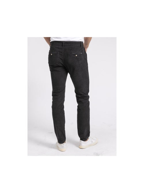 Pantalón chino de puro algodón de terciopelo acanalado VARENNES - Kiabi