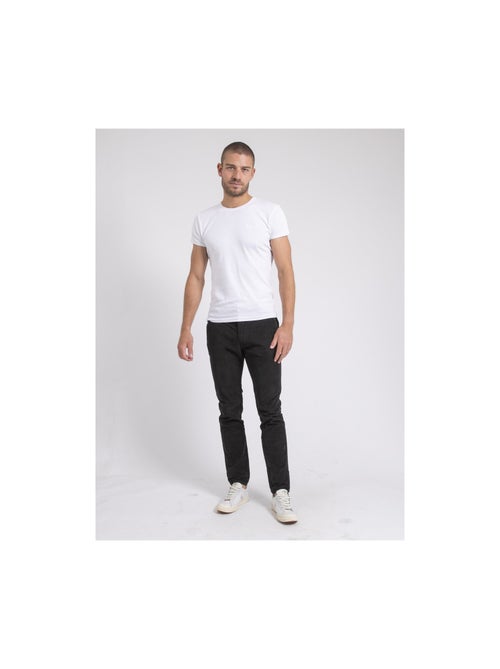 Pantalón chino de puro algodón de terciopelo acanalado VARENNES - Kiabi