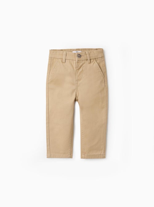 Pantalón chino de sarga - Kiabi