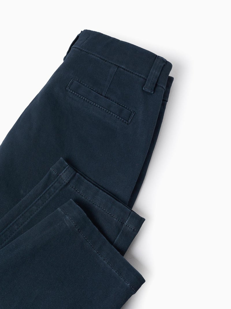 Pantalón chino de sarga Beige claro - Kiabi