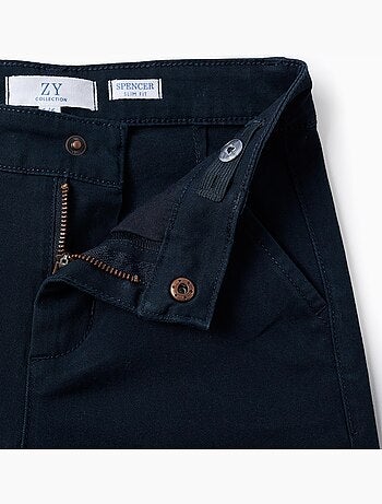 Pantalón Chino de Sarga slim fit