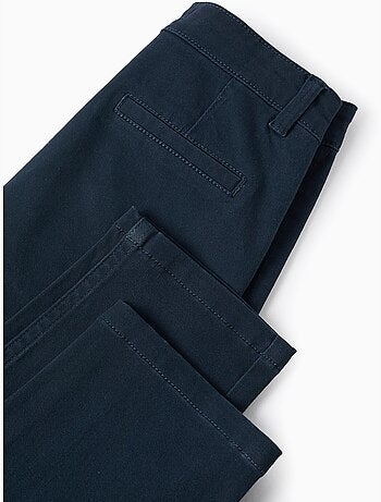 Pantalón Chino de Sarga slim fit