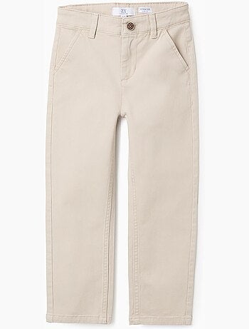 Pantalón Chino de Sarga slim fit