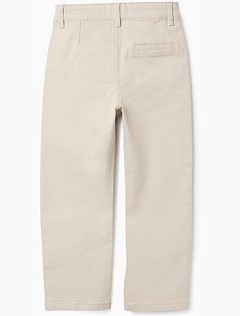 Pantalón Chino de Sarga slim fit