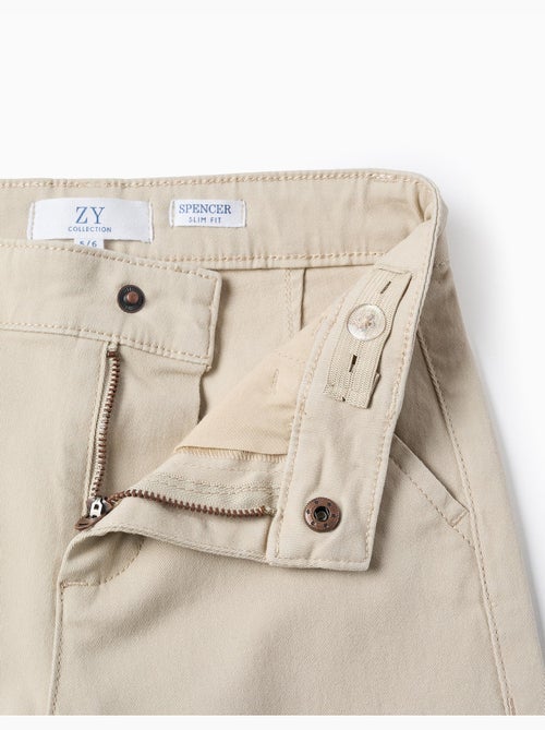 Pantalón Chino de Sarga slim fit - Kiabi