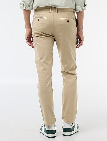 Pantalón chino de twill