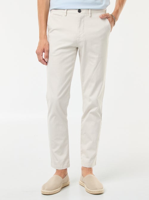Pantalón chino de twill - Kiabi