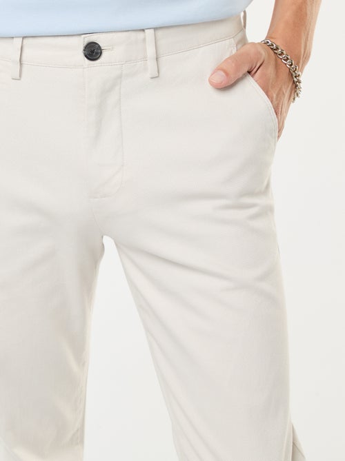 Pantalón chino de twill - Kiabi