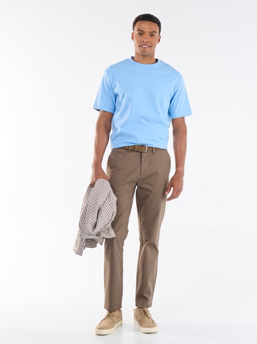 Pantalón chino de twill - Kiabi