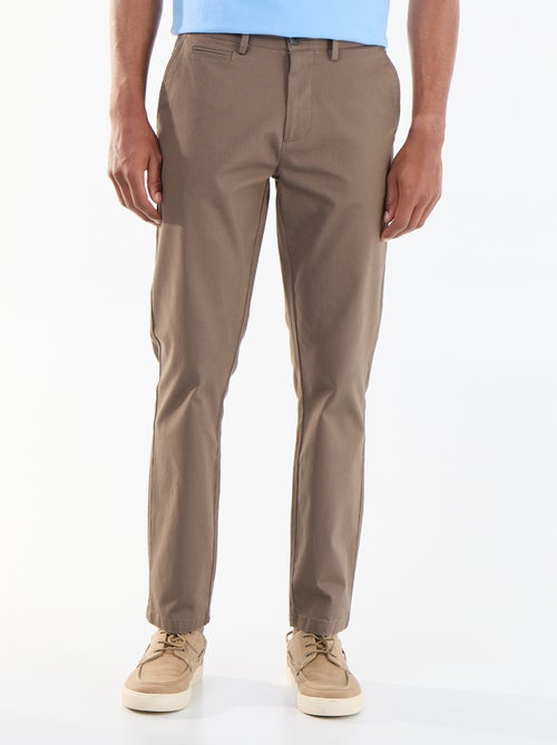 Pantalón chino de twill - Kiabi