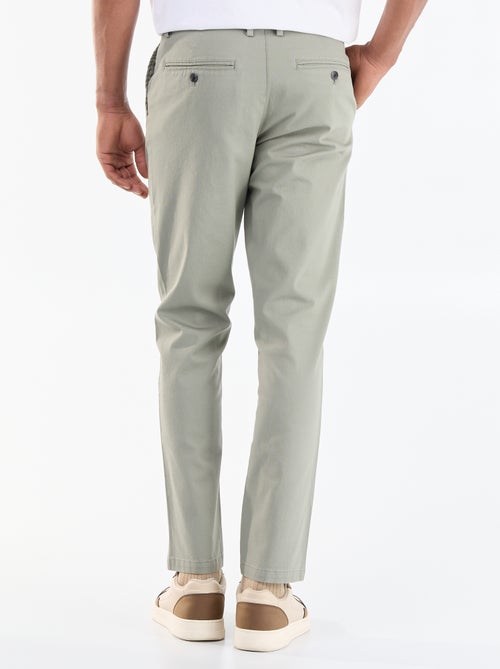 Pantalón chino de twill - Kiabi