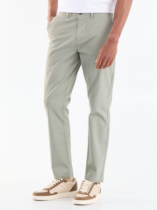 Pantalón chino de twill - Kiabi