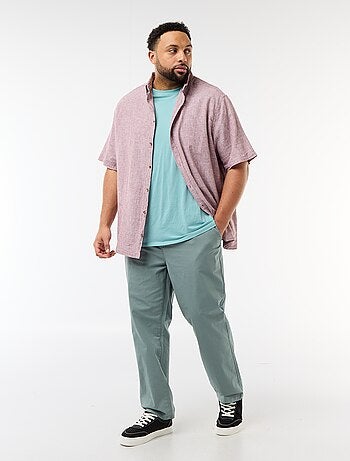 Pantalón chino en twill con cordones