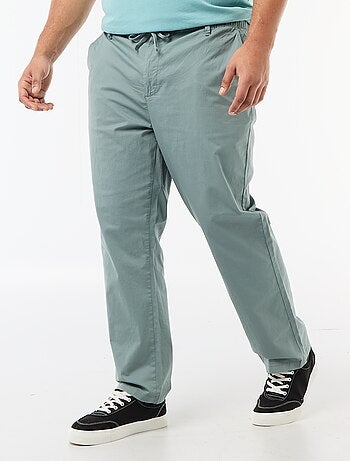 Pantalón chino en twill con cordones