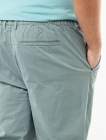 Pantalón chino en twill con cordones