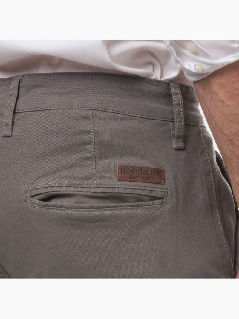 pantalón chino Gris - Kiabi