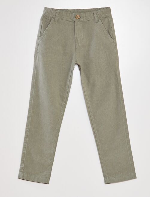 Pantalón chino ligero - Kiabi