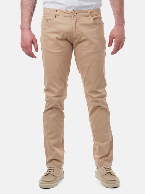 Pantalón chino liso - Kiabi