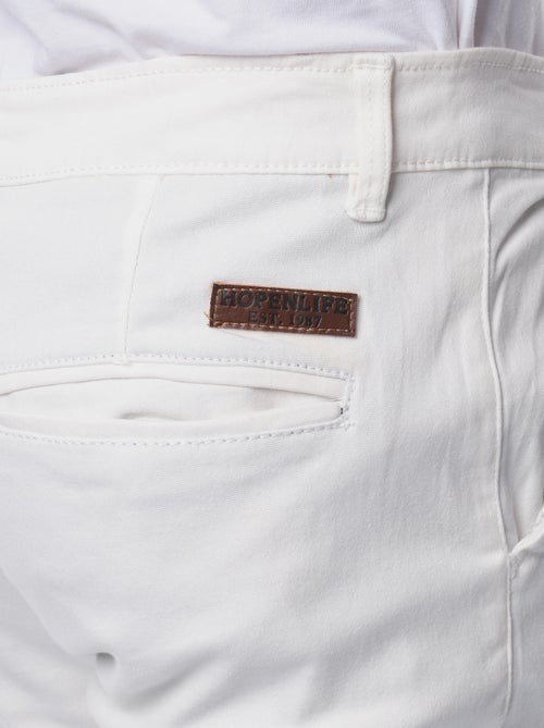 Pantalón chino liso - Kiabi