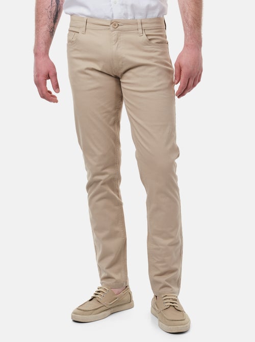 Pantalón chino liso - Kiabi