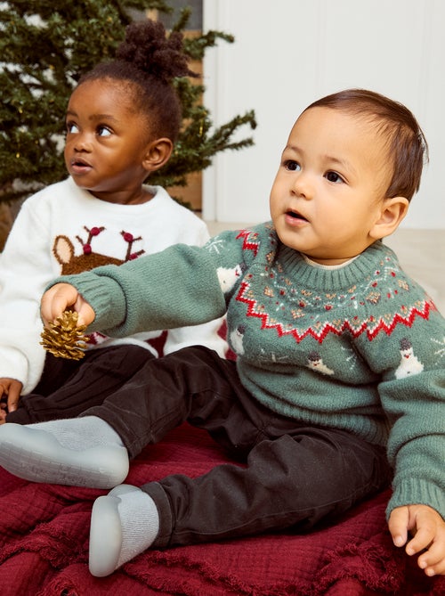 Pantalón chino liso - Kiabi