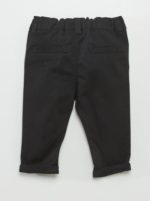 Pantalón chino liso - Kiabi