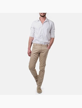 Pantalón chino liso