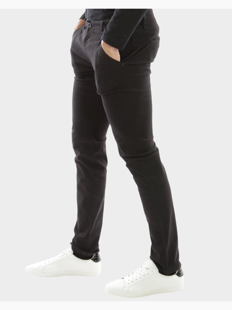 Pantalón chino Negro - Kiabi