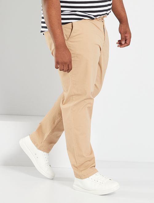 Pantalón Recto Cargo Beige – ONCE28