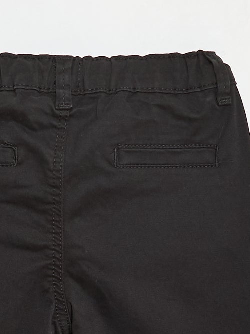 Pantalón chino recto de algodón elástico - Kiabi