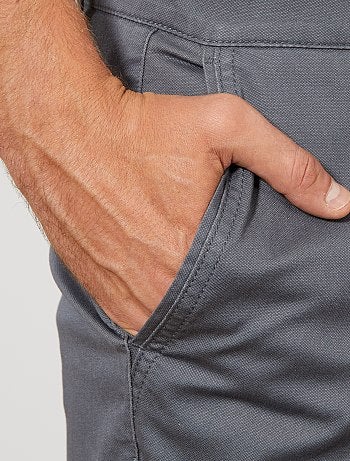 Hombre de más de 1’90m - Pantalón chino recto L36 +1,90 m - Kiabi