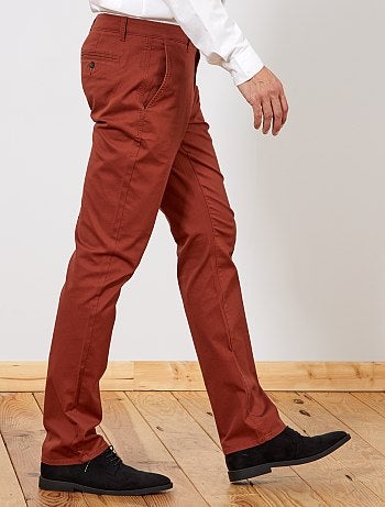 Hombre de más de 1’90m - Pantalón chino recto L38 +1,90 m - Kiabi