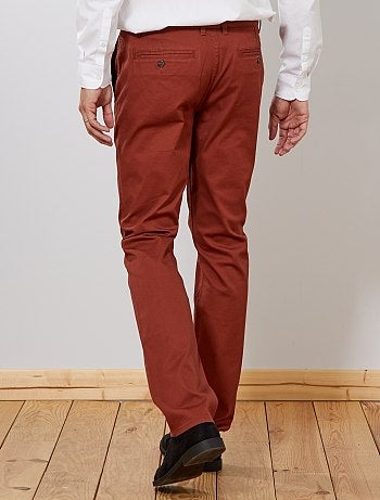 Hombre de más de 1’90m - Pantalón chino recto L38 +1,90 m - Kiabi