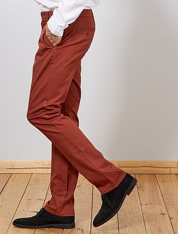 Hombre de más de 1’90m - Pantalón chino recto L38 +1,90 m - Kiabi
