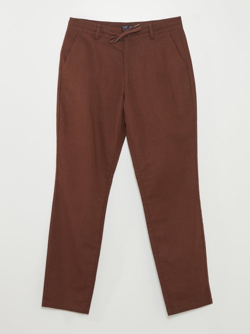 Pantalón chino recto - Kiabi